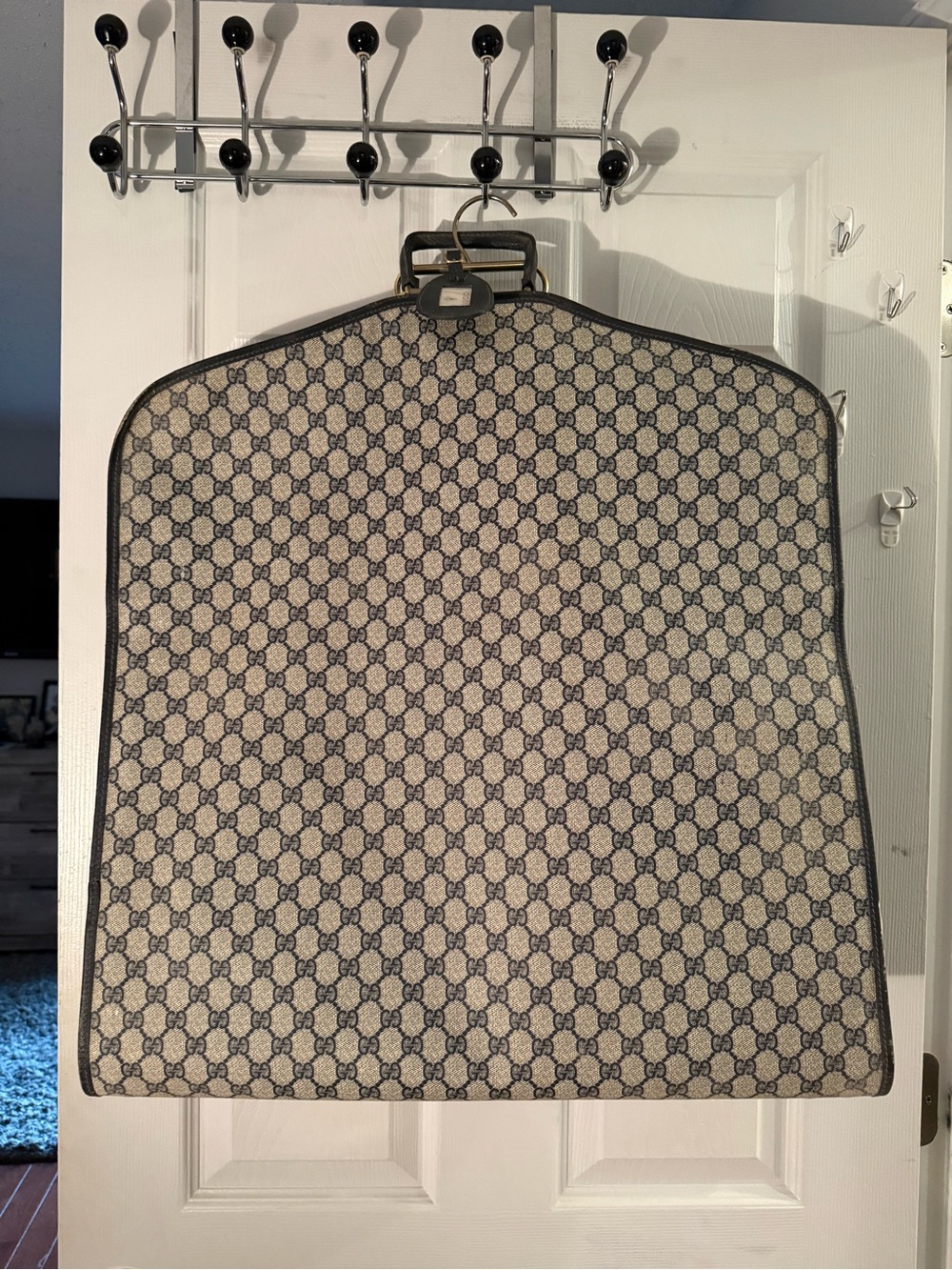Gucci Beige and Blue GG Monogram Garment Cover